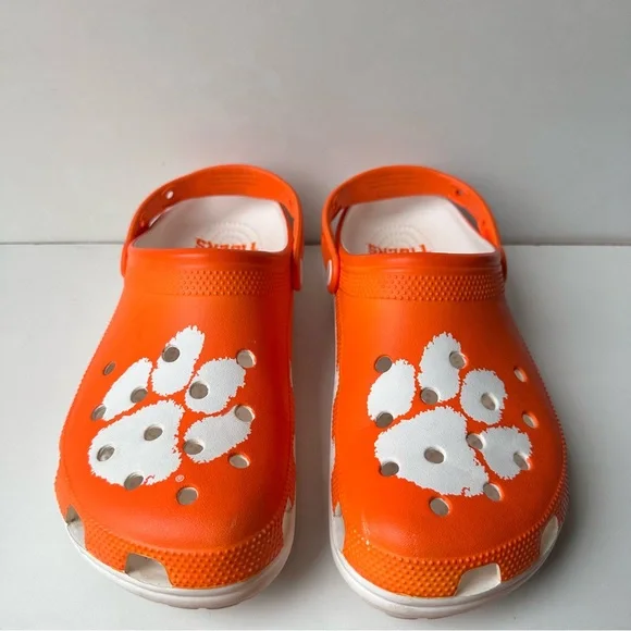 CROCS Shoes Crocs Clemson Classic Clogs Unisex Adult Orange
